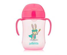 Dr Browns Soft Spout - Tazza per bambini, 270 ml, colore: Rosa