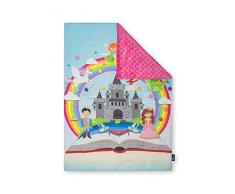 Pepi Leti 685843716112 - Coperta per bambini, motivo: Minky, 100 x 75 cm, multicolore