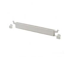 Foppapedretti Vaschetta Porta Mollette Gulliver con Due Ganci, Bianco