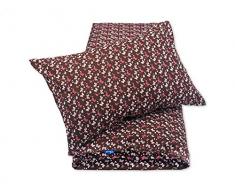 Pepi Leti 685843716013 - Biancheria da letto per bambini, motivo farfalle, colore: Cioccolato