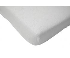 Jollein, Lenzuolo con angoli elasticizzati in molton, 90 x 200 cm, Bianco (weiss)