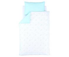 Träumeland TT17802 - Biancheria da letto, motivo animali, 100 x 135 cm, multicolore