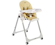 Peg Perego Seggiolone Prima Pappa Follow Me, Altezza 125 cm, Paloma