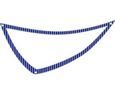 My Julius 5670010543 - Tenda triangolare con occhielli, motivo: cavalluccio marino, 150 x 170 cm