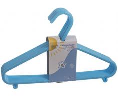 grucce appendiabiti bieco bambino del bambino del bambino gancio ganci di plastica per la conservazione guardaroba lunghezza armadietto 29,5 centimetri, 16 pezzi, la luce blu, stretta, ARTN 90.016.151
