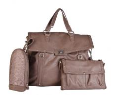 Magic Stroller Bag 12 Lady Rock - Borsa fasciatoio, color talpa