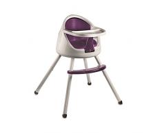 Kerael Boostito - Seggiolone evolutivo 3 in 1, colore: Bianco/Viola