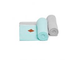 Fun with mum BAM-SWA-BLA-PAC-GRE-MIN - Coperta in bambù, 2 pezzi, multicolore