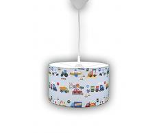 Niermann Standby 116 - Lampadario in stoffa a forma di veicolo, multicolore
