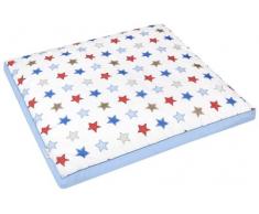myJulius 2130111673 – Materassino fasciatoio con imbottitura in Perle di EPS, Stars, misura 75 x 85 cm