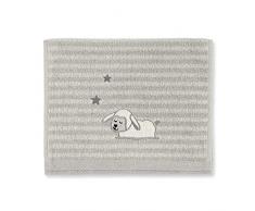 Sterntaler Asciugamano per bambini Stanley La Pecorella, Età: Per neonati, 50 x 30 cm, Grigio