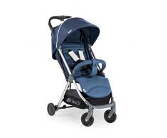 Hauck Swift Plus Passeggino Leggero in Alluminio 6.7 kg da 0 Mesi a 18 kg con Posizione Nanna, Pieghevole Compatto con Tracolla, Grande Cesto, Denim (Blu)