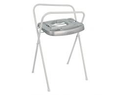 Bébé-Jou Click - Supporto vasca da 103 cm con portasciugamani argento