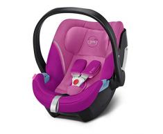 CYBEX Gold Seggiolino Aton 5, Include Riduttore per Neonato, dalla Nascita fino a Circa 18 Mesi, Max. 13 kg, Magnolia Pink