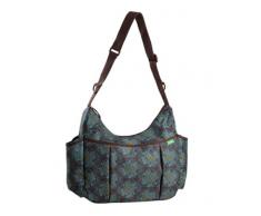 Okiedog 60028 - Borsa fasciatoio Gala, colore: Marrone/Turchese