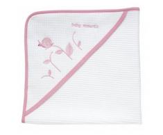 Chicco 00004851000000 Asciugamano Neonato Tenera Lumachina 0m+, Bianco