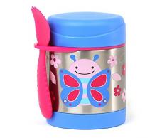 Skip Hop SH252381 Rotondo Barattolo 0.325L Blu, Rosa, Acciaio inossidabile recipiente per cibo