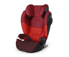 Cybex Silver, M-Fix SL Solution - Seggiolino Auto 2 in 1 per Bambini con e senza ISOFIX, Gruppo 2/3/15-36 kg, dai 9 Mesi ca. ai 12 Anni ca., Rosso (Rumba Red)