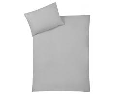 Julius Zöllner 8500140527 - Biancheria per lettino, 100 x 135 e 40 x 60 cm, colore: Argento