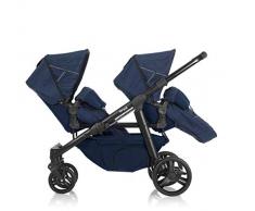 Brevi 781-653 Ovo Twin Passeggino Gemellare, Navy Blue Jeans