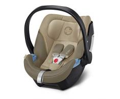 CYBEX Gold Seggiolino Aton 5, Include Riduttore per Neonato, dalla Nascita fino a Circa 18 Mesi, Max. 13 kg, Classic Beige