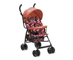 Joycare JC-1254 Burlone Passeggino 2 Posizioni, Pixel Caldo/Rosso