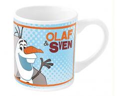 POS 24675 - Tazza Disney Frozen Olaf, in porcellana, capacità 200 ml, lavabile in lavastoviglie e adatta al microonde, per bambini e tutti i fan del divertente pupazzo di neve