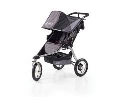 Britax-Romer Bob Revolution CE 8021 Passeggino da Corsa a 3 Ruote, Black, Ruote Piroettanti, Leggero e Tecnologico
