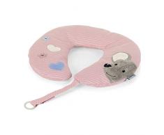 Sterntaler 6512001 Cuscino da viaggio Mabel il Topolino, Taglia: M, Età: per neonati, Multicolore