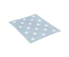 Cambrass 38971 Coperta Cotone Star, Azzurro, 80 x 100 cm