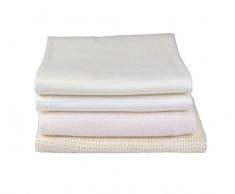 Clair de Lune Cot lenzuola da lettino, confezione regalo, crema, 4 pezzo