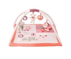 Nattou, tappeto imbottito per gattonare, con palestrina, per bambina