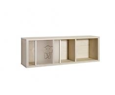 Schardt Eco Slide - Mensola da parete, colore: Marrone