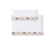 frikids Happy Together – Set lenzuola culla, 2 pezzi beige