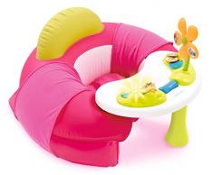 Smoby 110211 - Cotoons Tavolo seduta con attività per bambini, Rosa