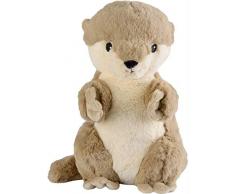 Warmies Otter cuscino termico con miglio estraibile, imbottitura di lavanda, circa 35 cm.