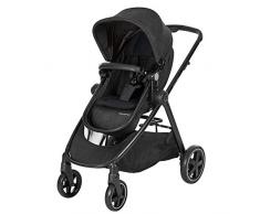 Bébé Confort Zelia Passeggino Leggero, Reclinabile, Chiusura Compatta, Reversibile Fronte Strada/Fronte Mamma, Coprigambe Incluso, Nomad Black