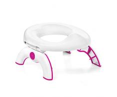 OXO TOT - Vasino da viaggio/Riduttore WC 2 in 3, Rosso