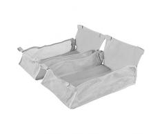 Maclaren PM1Y250352 Techno Cestino Shopping Passeggino Gemellare, Argento