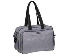 Safety 1st Safety 1St Nap to Go Bag, Borsa Pannolini e Culla Portatile da Viaggio 2 in 1, Colore Black Chic