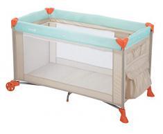 Safety 1st Full Dreams Lettino da Campeggio per Bambini Pieghevole e Smontabile, con Fasciatoio, Materassino e Borsa per il Trasporto, Colore Happy Day