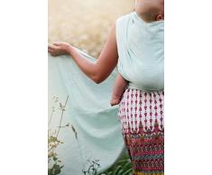 Little Frog 5761 - Fasciatoio morbido in tessuto jacquard, taglia 7, 270 g, colore: Verde menta