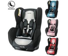 Mycarsit Cosmo - Seggiolino auto gruppo 0/1/2 Skyline, colore: Nero