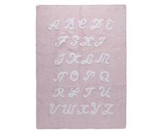 Happy Decor Kids HDK-236 Tappeto Lavabile ABC, Roso, 120 x 160 cm