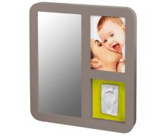 Baby Art 34120087 - Specchio da personalizzare con una foto e limpronta della manina o del piedino del bebè