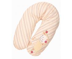 Julius Zöllner 4670417091 - Cuscino per allattamento Mähry Natur Banane con perle flessibili (EPS) con applicazione, circa 190 cm (dimensioni esterne)
