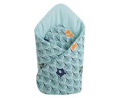 Medi Partners - Cuscino double-face per neonati, morbido, multifunzione, anallergico, per tutto lanno, verde