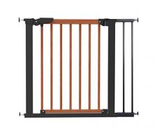 BabyDan Avantgarde - Cancelletto di sicurezza per bambini, colore: ciliegio/nero