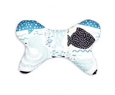 Fun with mum BUT-PIL-SEA-ADV - Cuscino cervicale, motivo: farfalle, multicolore