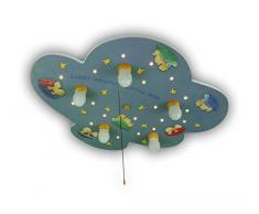 Niermann Standby 641 - Plafoniera a forma di nuvola con orsetto, multicolore